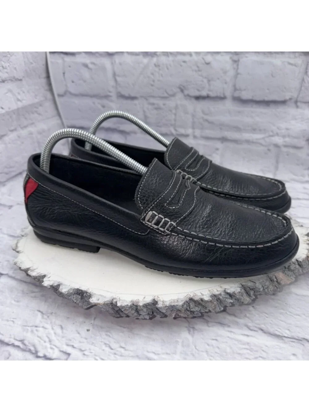 Footjoy Club Penny Loafer Men's 8 M Black Leather Casual Slip On Shoes 79047